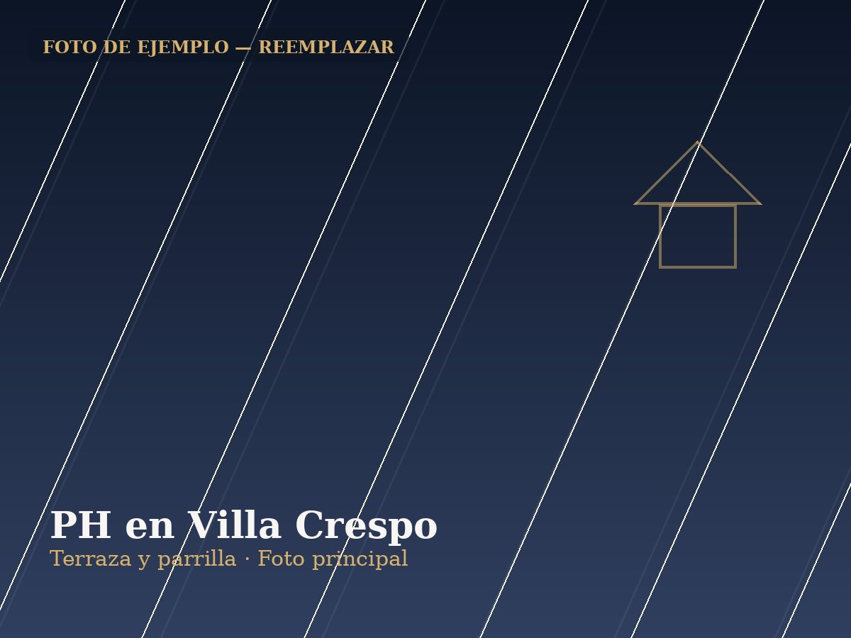 PH reciclado con terraza en Villa Crespo
